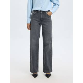 Højtaljet Jeans Med Vide Ben