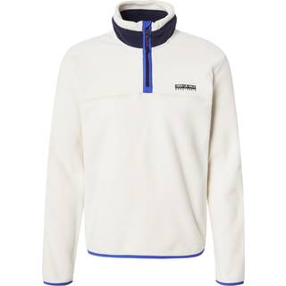 Napapijri T-Dergana Half Zip Fleecesweatere Herrer størrelse XXL farve hvid