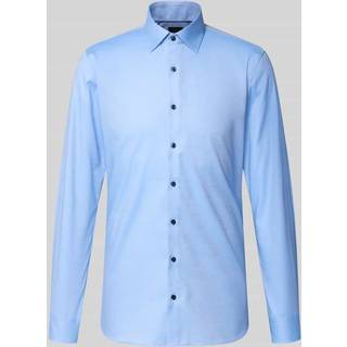 OLYMP Herren Hemd blau Slim Fit