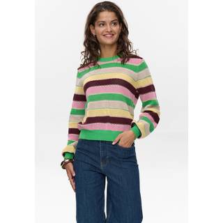 NÜMPH - Numiva Ls Pullover - Poison Green - S - Grøn - Knit