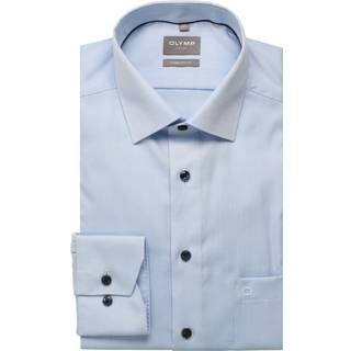 OLYMP Herren Hemd blau Comfort Fit