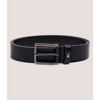 Tommy Hilfiger Tommy Hilfiger Black Enamel Flag Leather Belt