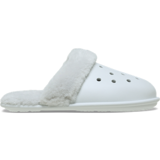 Crocs Classic Fuzz Scuff Women's, Hvid - 38-39