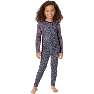 Kari Traa Kid's Kids Hennie Set Merino undertøj Børn størrelse 122 farve grå