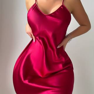 TEMU Valentine's Day Comfortable Camisole Nightgown