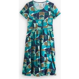 Seasalt Cornwall Seasalt Cornwall Green Enor Fit and Flare Dress - 44