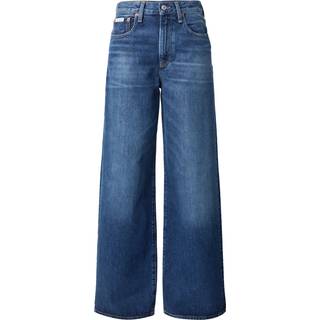 Wide Leg Jeans - Blue - 31RG