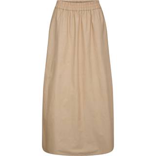 NÜMPH - Nujuny Long Skirt - Sesame - 44 - Brun - Skirts