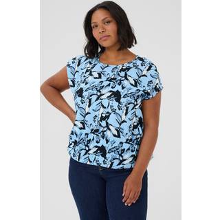 Kaffe Curve KCami Bluse - Blå - Str 46 - Damer