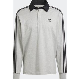 adidas Originals Rugby Long Sleeve Polo Grey