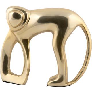 Statue Monkey 5x15cm guld