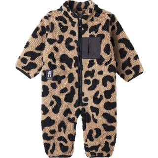 Liewood Baby Nolano faux fur jumpsuit - brown - M 6
