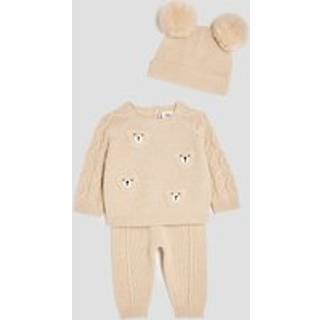 River Island River Island Baby Boys Bear Jumper Hat Set