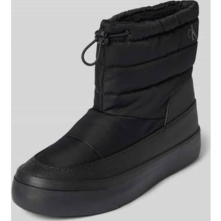 Calvin Klein Calvin Klein Black Warm Sherpa Platform Snow Boots
