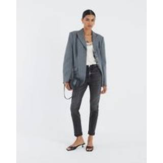 River Island River Island Black High Rise Sculpt Mom Jeans