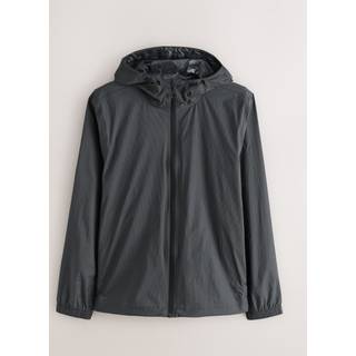 Next Black Ripstop DryTech Lightweight Waterproof Packable Jacket