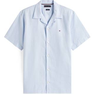 Regular Linen Blend Short Sleeve Shirt