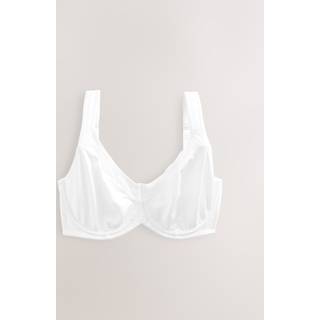 Next White F-K Ultimate Support Cotton Minimiser Padded Strap Bra