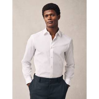 Next White Regular Fit Motionflex Long Sleeve Shirt