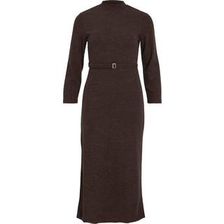 Vibirthe Højhalset Midikjole