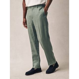 Next Green Slim Fit 100% Linen Suit Trousers