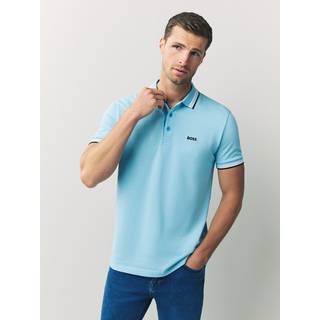 BOSS Green Herren Polo-Shirt blau