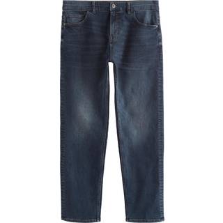 Next Blue Dark Single Straight Fit Classic Stretch Jeans