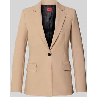 Blazer med regular fit i stof med stræk