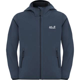 Jack Wolfskin Kid's Fourwinds Jacket Softshelljakke Børn størrelse 152 farve blå