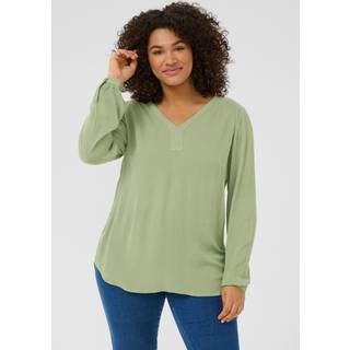 Kaffe Curve KCami Bluse - Grøn - Str 50 - Damer