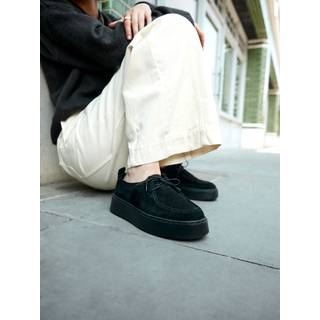 Next Forever Comfort Casual Chunky Læder Snørebånd Sko