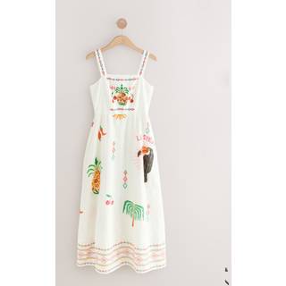 Next 100% Bomuld Sommer Midi Kjole