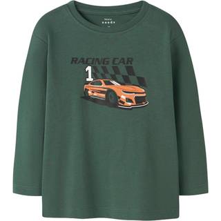 NAME IT Bluse Loose Vagno Garden Topiary Racing Car