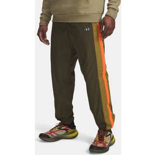 Under Armour Icon Woven Men's Track Pants Expedition Green / Canteen Green / White S