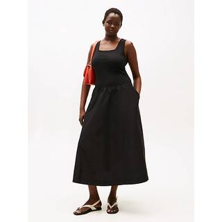 Curve Slim Fit And Flare Midi Dress