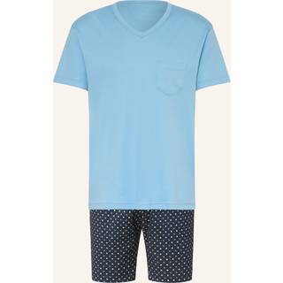 Calida Relax Streamline Short Pyjama - Lightblue - Small
