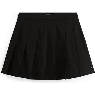 Timeless Wool Blend Pleated Mini Skirt
