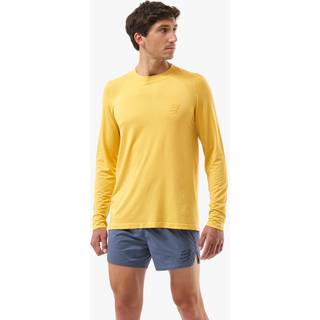 Compressport Performance L/S T-Shirt Løbeshirt Herrer størrelse M farve beige