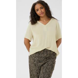 Kaffe Curve KCami Bluse - Grå - Str 48 - Damer