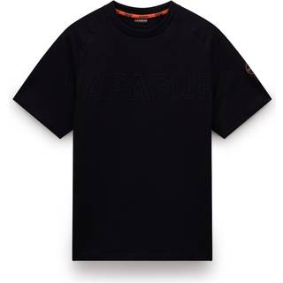 Napapijri Napapijri Ambra Short Sleeve 100% Cotton Black T-Shirt