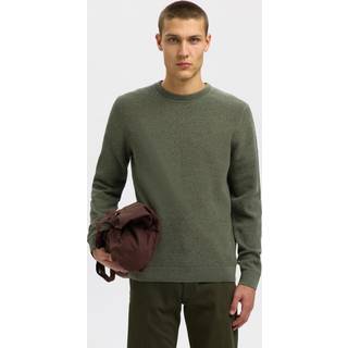 100% Bomuld Sweater Med Rund Hals