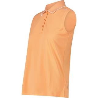 CMP Women's Polo Sleeveless Polo-shirt Damer størrelse 46 farve orange/beige