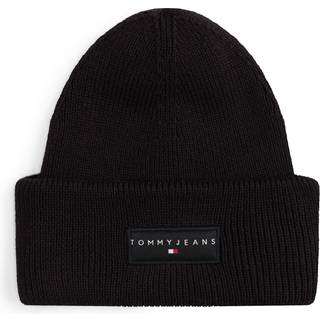 Tommy Jeans Linear Beanie Hat Black