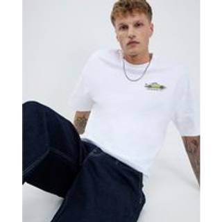 River Island River Island White Oversized Classic Car T-Shirt