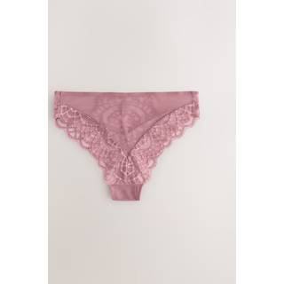 Next Mauve Purple High Rise High Leg Chloe Lace Knickers