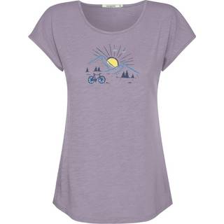 GreenBomb Women's Nature Sunset Ride Cool T-Shirt T-shirt Damer størrelse XL farve pink