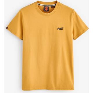 Superdry Superdry Bright Yellow Essential Short Sleeve Embroidered T-Shirt