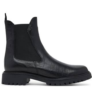 Chelseastøvler, Black Croco, 38