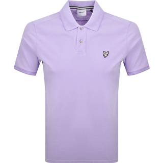 Lyle And Scott Short Sleeved Polo T Shirt Purple