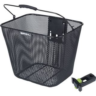 Cykelkurv Basil Bilbao foran Kf Ink frempindholder Sort